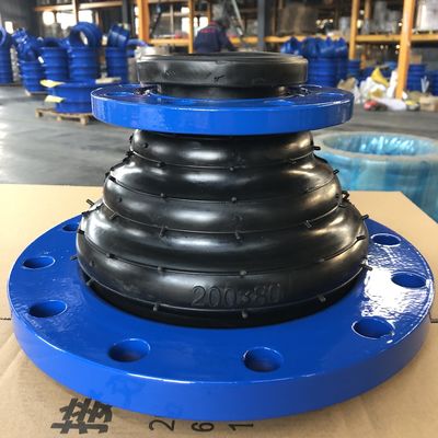 Tee Bellow Epdm Kauçuk Genişleme Ortamı / Su Medyası için Çift Küre Kauçuk Genişleme Ortamı