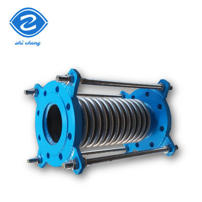 DN32 DN3000mm Paslanmaz Çelik Flange Tie Rod Kompensatör Vakum Bellows Genişleme Ortamı