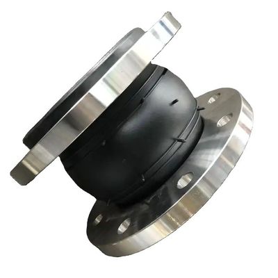 12 Inch Rubber Expansion Joint For Pipe Din Pn16 Dn100 Dn200 Karbon Çelik Galvanize Flange Epdm Drainage