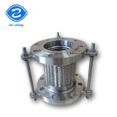 Su 304 316 Paslanmaz çelik esnek metal hortum bağlantısı Flanged Bellows Pompalar emici hatlar