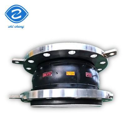 Pn16pn10 Karbon Çelik Flange Kompensatör Epoksi Kauçuk Küre ile Kauçuk Genişleme Ortamı