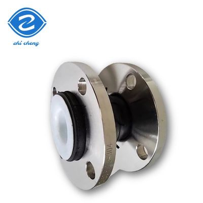 Yuvarlak Baş Kod Ss304 Flange Bağlantı Kimyasal Boru hattı Epdm Ptfe Düzlenmiş Kauçuk Genişleme Bileşi