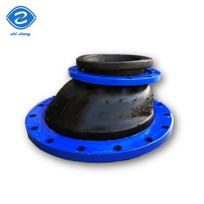 EPDM eksantrik redüktör kauçuk genişleme eklemi DN200-DN350 yatay dizayn alt PTFE kaplı kimyasal boru hatları için eksantrik redüktör