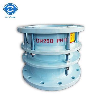 Pipe Connection Special Carbon Steel, Ductile Iron Double Flange Limit Device Telescopic Pipe Seal