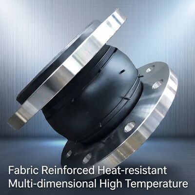 12 Inch Rubber Expansion Joint For Pipe Din Pn16 Dn100 Dn200 Karbon Çelik Galvanize Flange Epdm Drainage